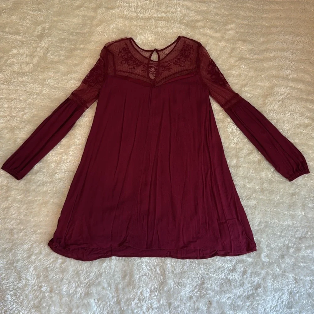 Blue Rain Raspberry-colored Dress - Picture 2 of 5